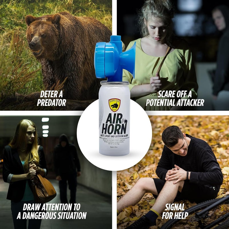 Guard Dog Security Air Horn For Safety, Loud Blow Horn, Hand Held Mini Air Horn for Self-Defense, Audible Over 1 Mile, 1.4 oz Can, Powerful, Portable and Mini Canned Accessories for Protection - Image 5
